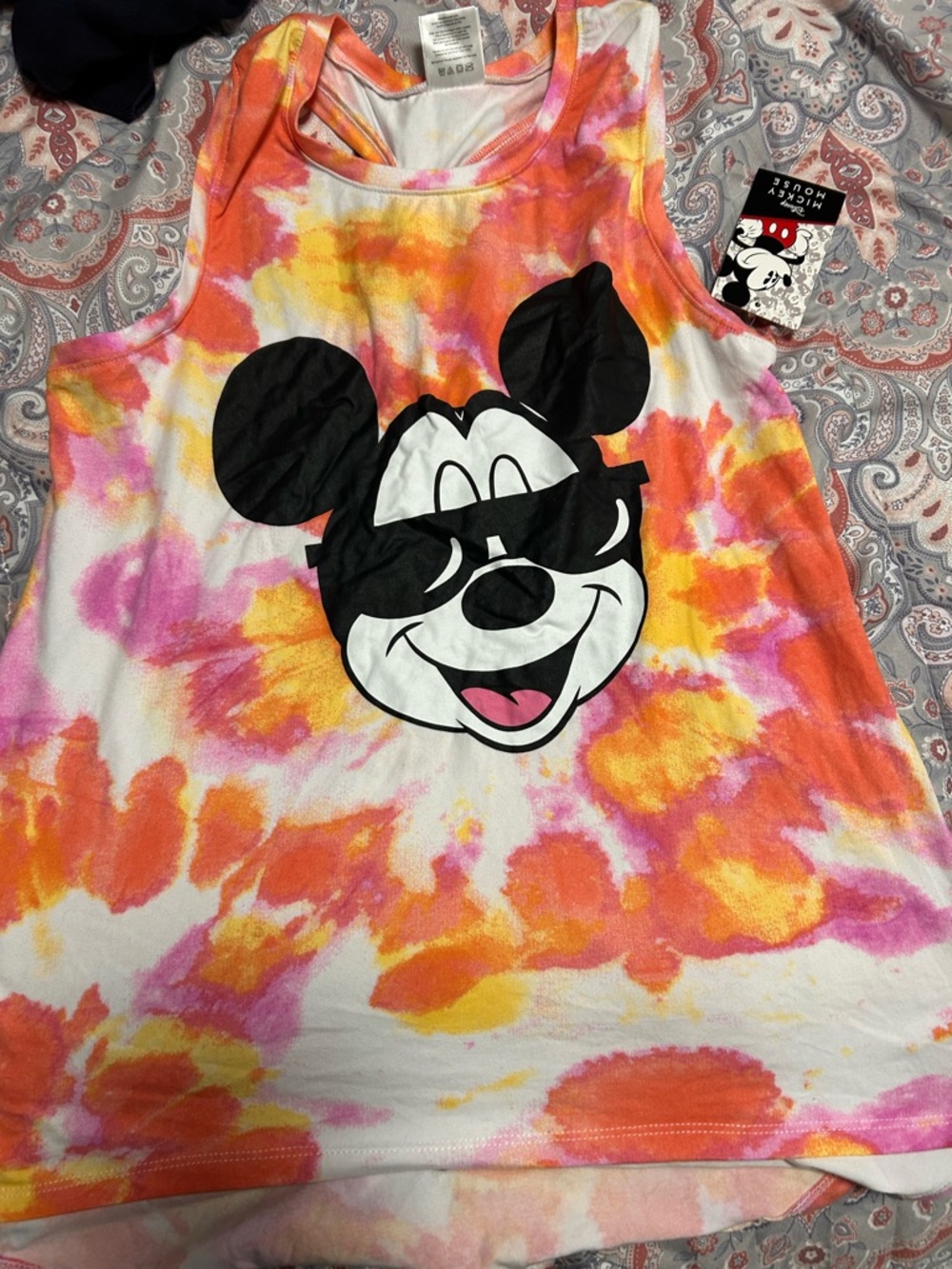 Womens mickey mouse tank top